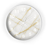 Gold Marble Wall Clock Printify